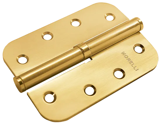 Петля карточная разъемная MSND-C 100X70X2.5 SG R с подшипником стальная левая, врезная, цвет матовое золото фото купить Иваново
