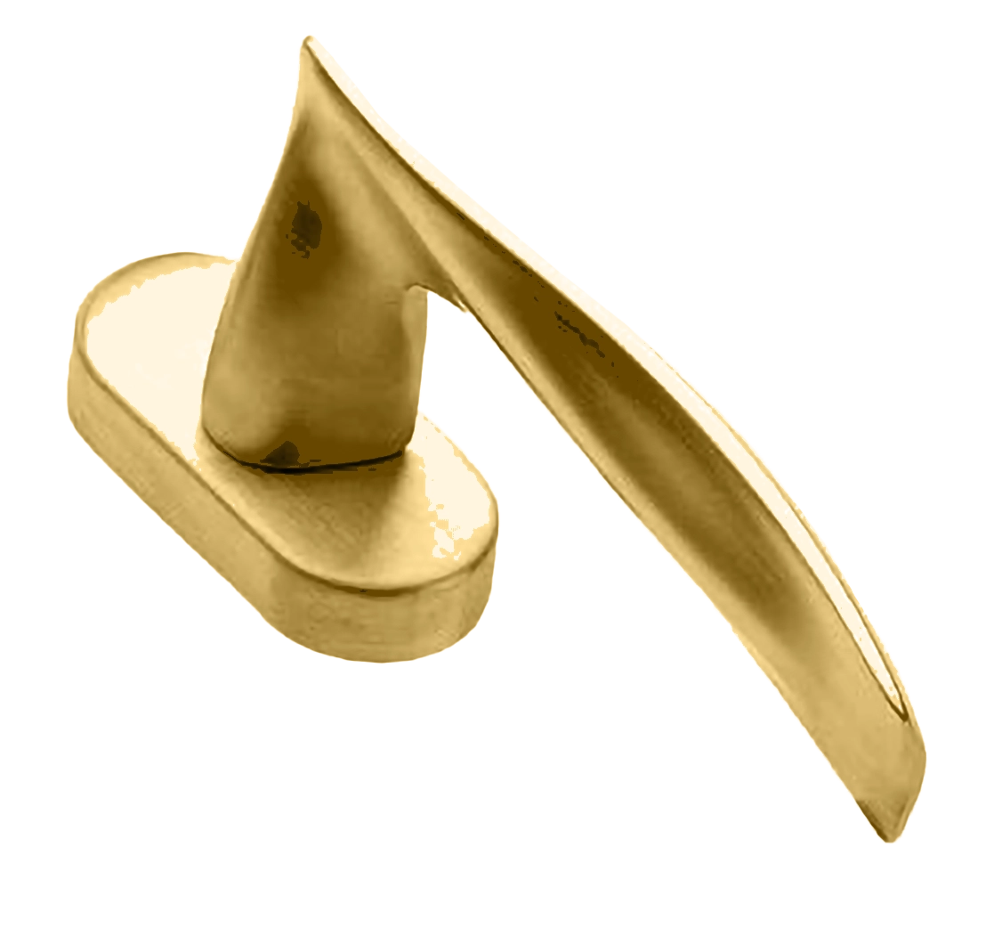 Ручка оконная WAVE W1 OSA, цвет - матовое золото фото 1 Ручка оконная WAVE W1 OSA, цвет - матовое золото фото купить Иваново