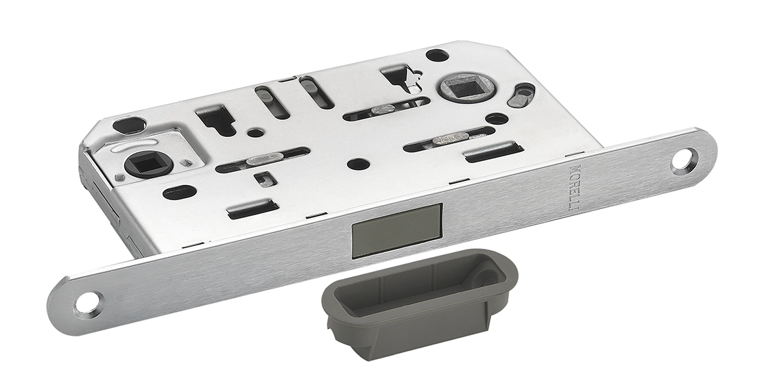 Защелка межкомнатная M1895 SSC магнитная, сантехническая, цвет суперматовый хром фото 2 Защелка межкомнатная M1895 SSC магнитная, сантехническая, цвет суперматовый хром фото купить в Иваново