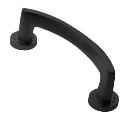 Ручка-скоба WIND PH NERO, цвет - черный фото фурнитура Иваново