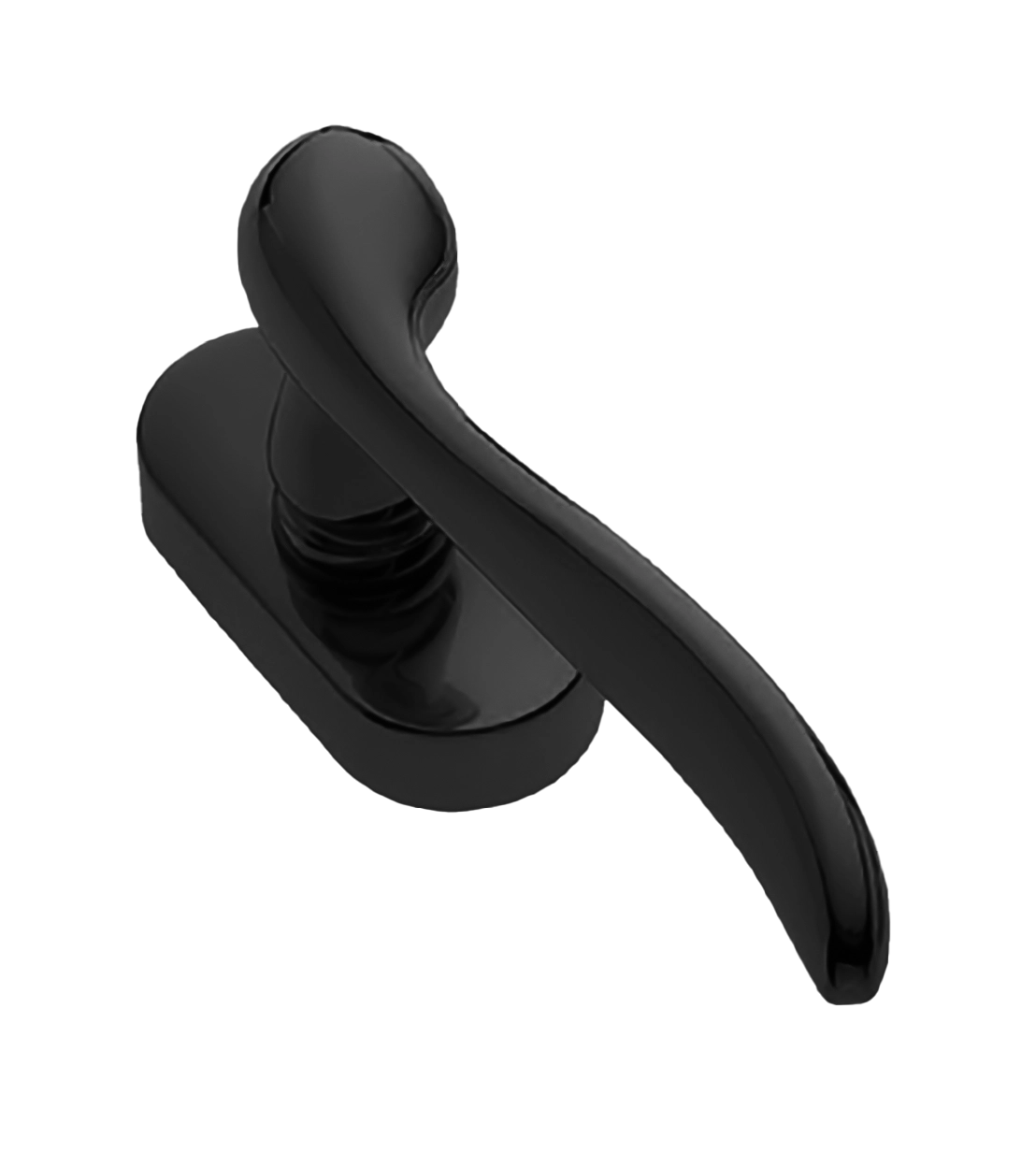 Ручка оконная TOSCANA W1 NERO, цвет - черный фото 1 Ручка оконная TOSCANA W1 NERO, цвет - черный фото купить Иваново