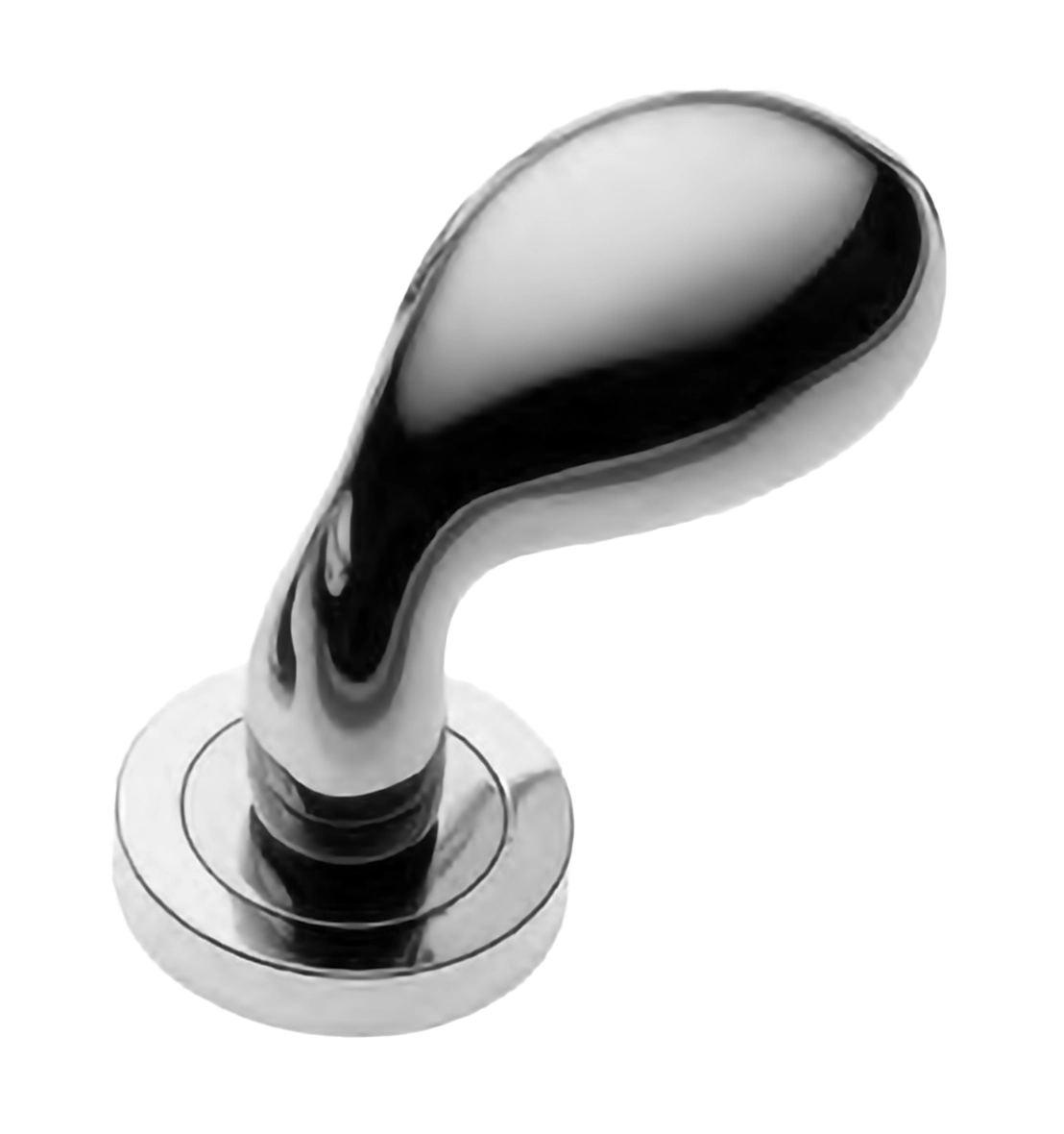 Ручка дверная AIR-2 R2 CRO раздельная на круглой розетке, цвет - хром фото купить Иваново