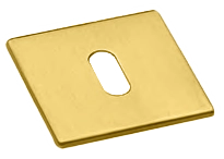 Накладка на ключевой цилиндр LUX-FK-S1 OSA на квадратной розетке под ключ буратино, цвет - матовое золото фото 1 Накладка на ключевой цилиндр LUX-FK-S1 OSA на квадратной розетке под ключ буратино, цвет - матовое золото фото купить Иваново