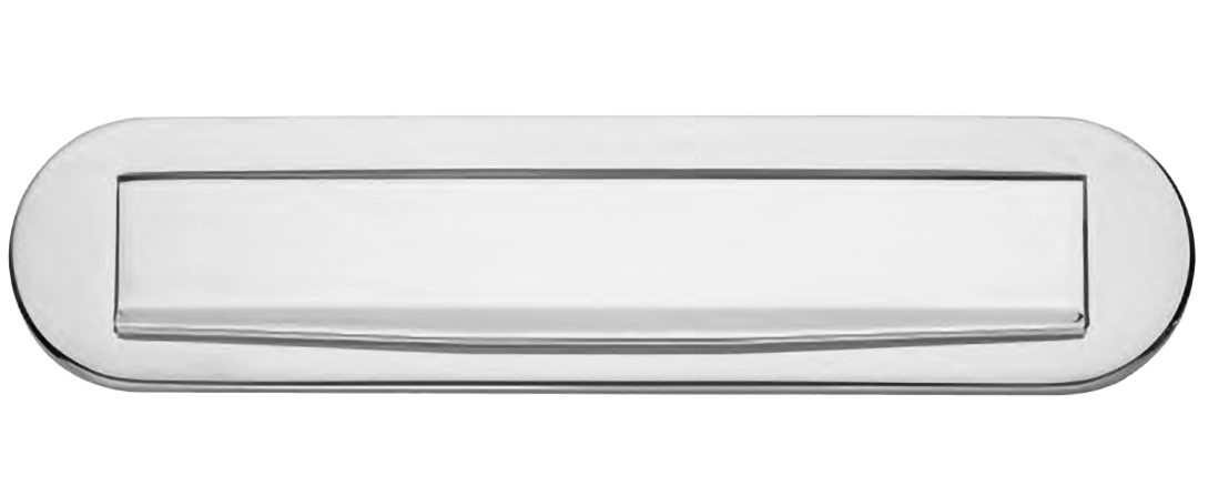 Накладка для почтового ящика ART.910 CRO овальная, цвет - хром фото купить Иваново