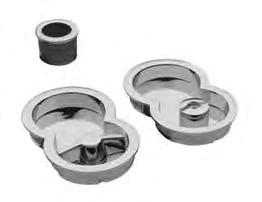 Комплект ручек INFINITY ART.85/A CRO с заверткой для раздвижной двери с торцевой ручкой, цвет - хром фото купить Иваново