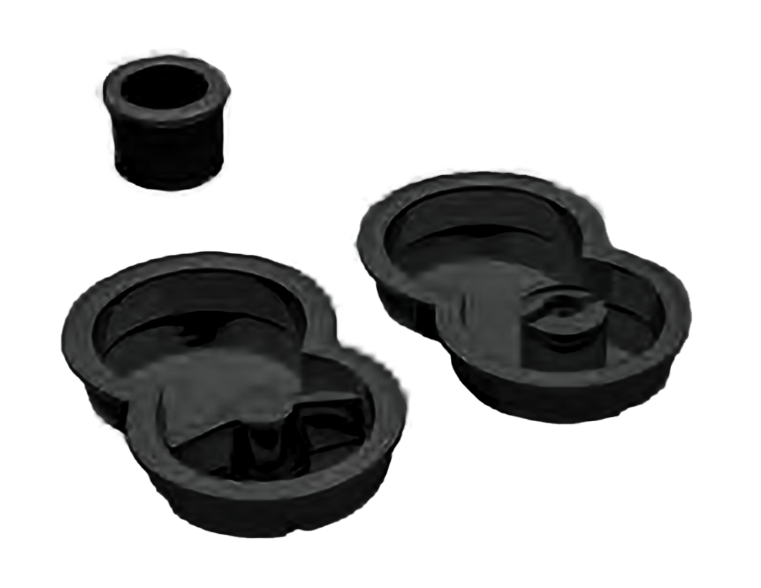 Комплект ручек INFINITY ART.85/A NERO с заверткой для раздвижной двери с торцевой ручкой, цвет - черный фото купить Иваново