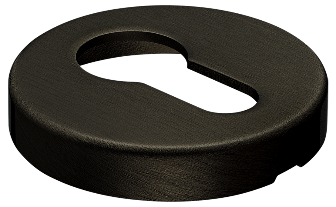 Накладка на ключевой цилиндр LUX-KH-R6 ANT на круглой розетке, цвет - антрацит фото 2 Накладка на ключевой цилиндр LUX-KH-R6 ANT на круглой розетке, цвет - антрацит фото купить в Иваново