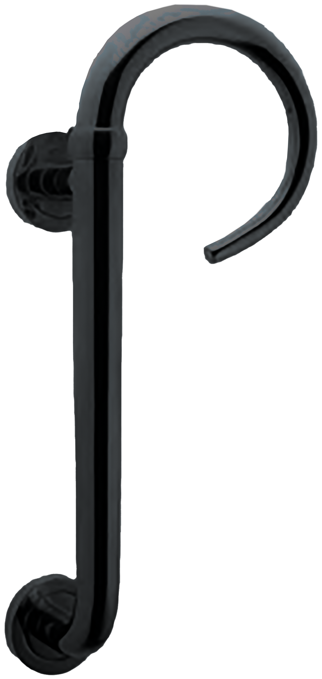 Ручка-скоба LANGOUST PH R NERO, цвет - черный фото купить Иваново