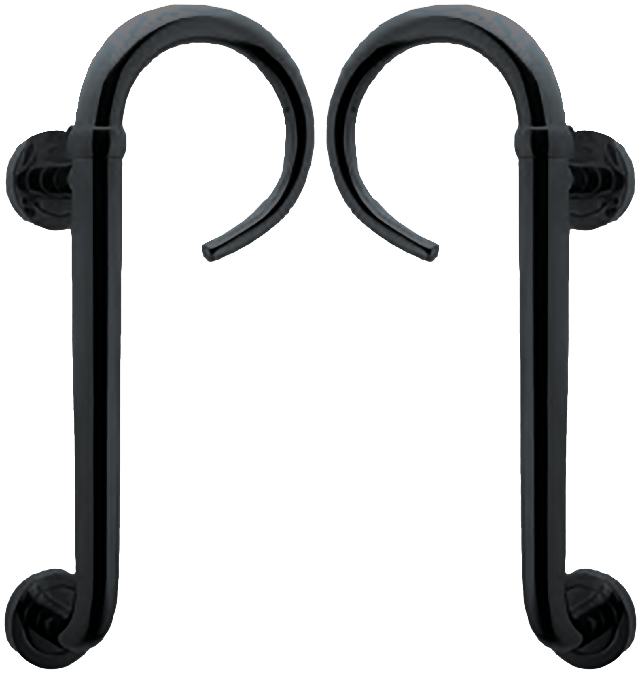 Ручка-скоба LANGOUST PH NERO, цвет - черный фото купить Иваново