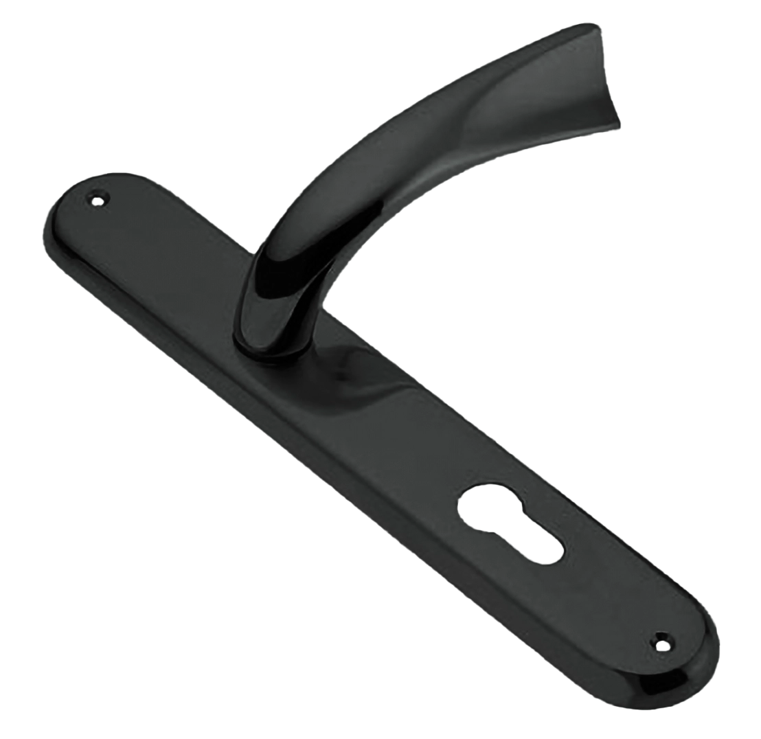 Ручка дверная на планке TENDER PL NIN, цвет черный никель, латунь фото купить в Иваново