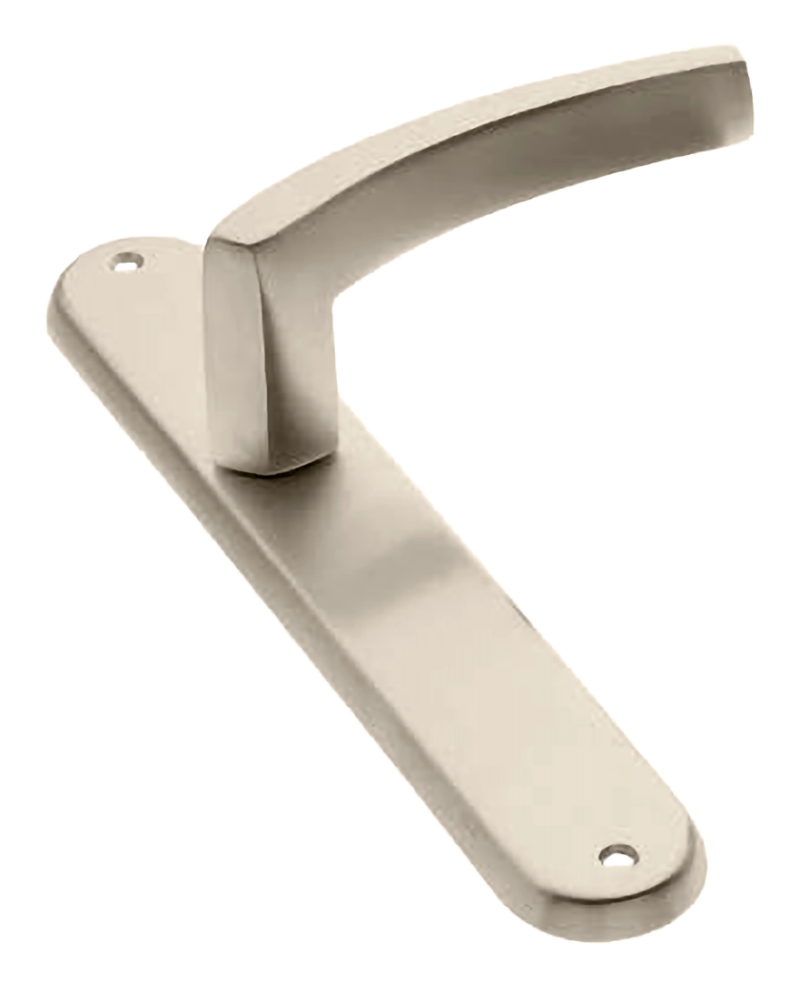 Ручка дверная на планке WIND PL NIS, цвет матовый никель, латунь фото купить в Иваново