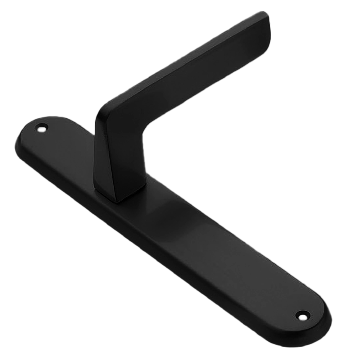 Ручка дверная на планке ROCK PL NERO, цвет черный, латунь фото купить в Иваново