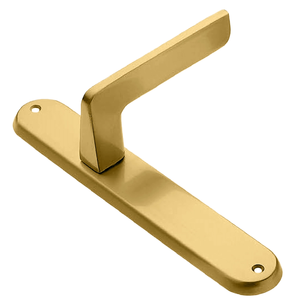 Ручка дверная на планке ROCK PL OSA, цвет матовое золото, латунь фото купить в Иваново