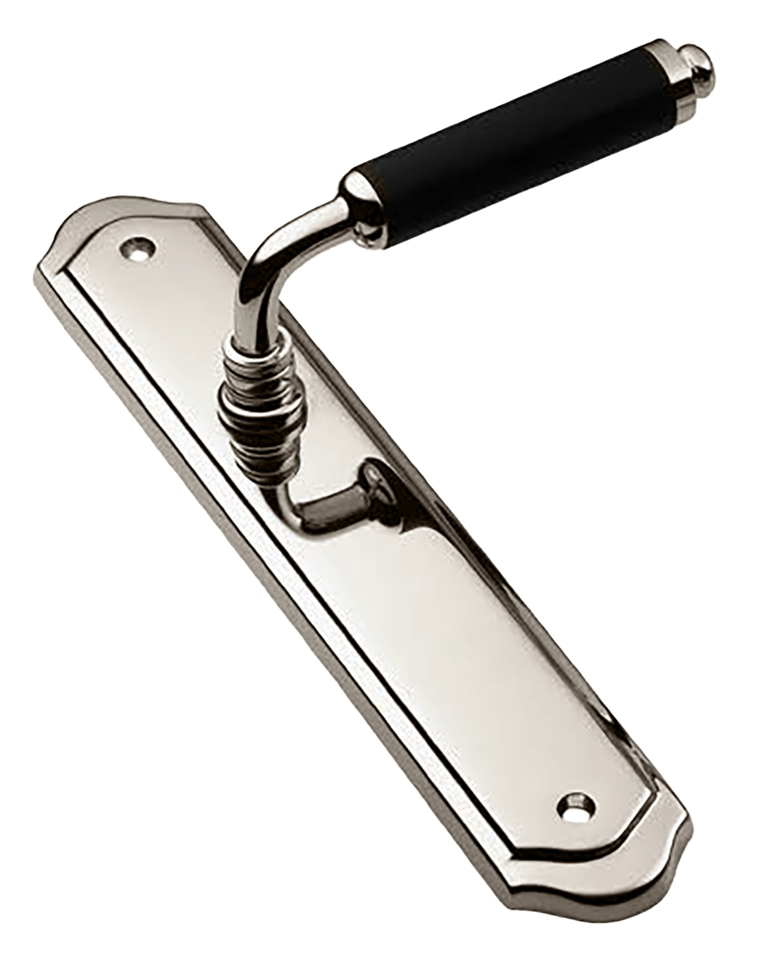 Ручка дверная на планке RIVA PL NIK, цвет никель, латунь фото купить в Иваново