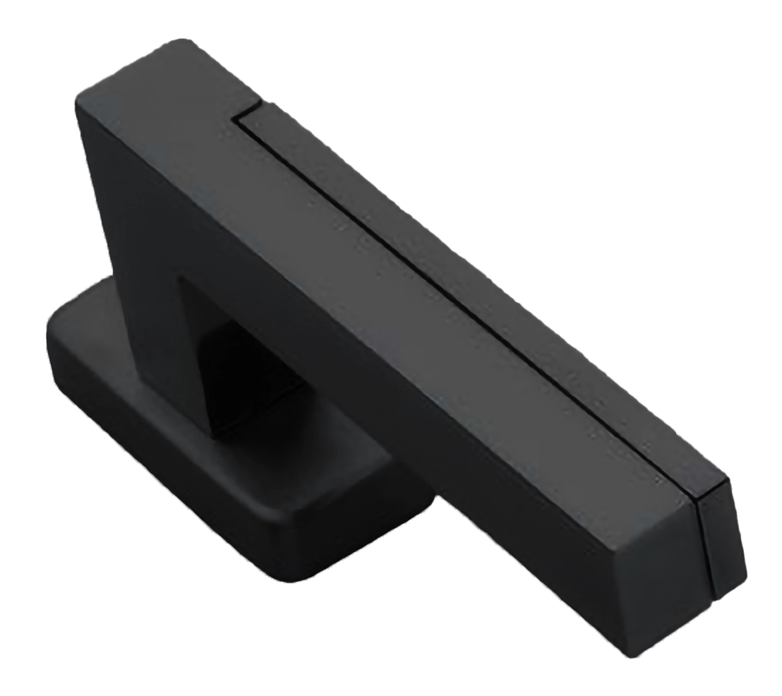 Ручка оконная ISLAND W1 NERO на прямоугольной розетке, цвет черный, латунь фото купить в Иваново