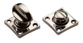 LUX-WC-RIVA NIK, завертка сантехническая на квадратной розетке для ручки RIVA, цвет - никель фото купить в Иваново