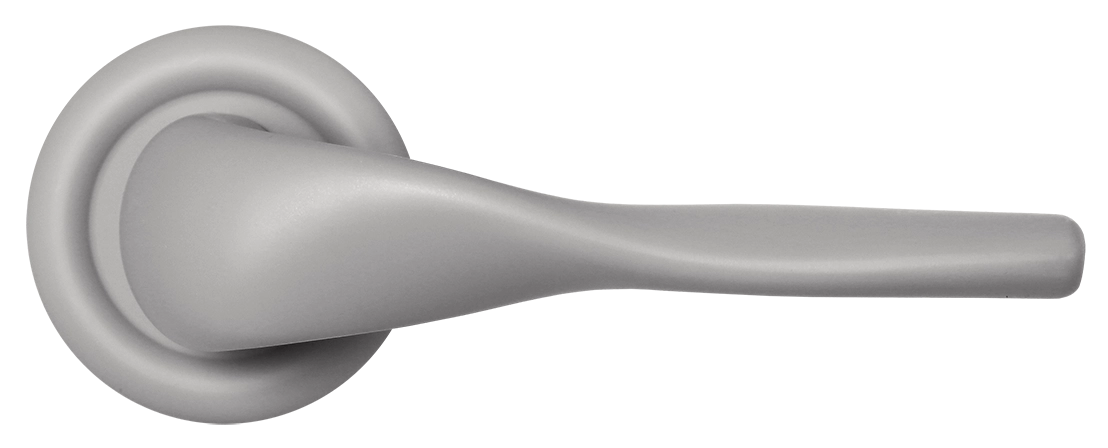 Ручка дверная LVB R7 SMI на круглой розетке, цвет Весенняя дымка/Spring Mist фото купить в Иваново