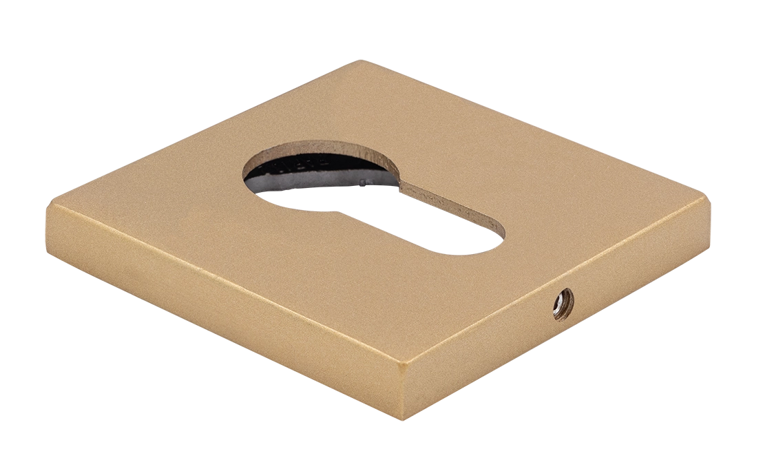 Накладка на замок MH-KH-S6 FTG под евроцилиндр, цвет матовое итальянское золото фото купить Иваново