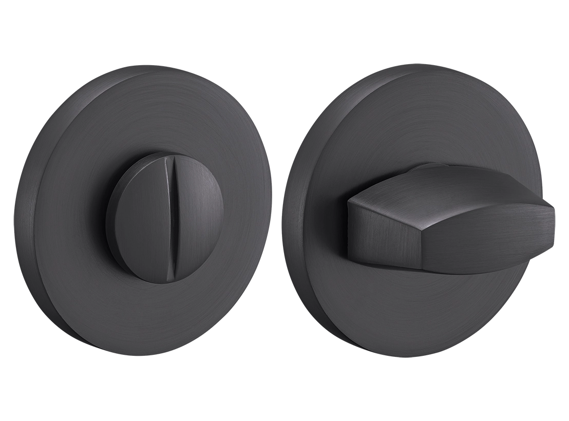 Завертка сантехническая MH-WC-R6 GR на круглой розетке, цвет графит, ЦАМ фото купить Иваново