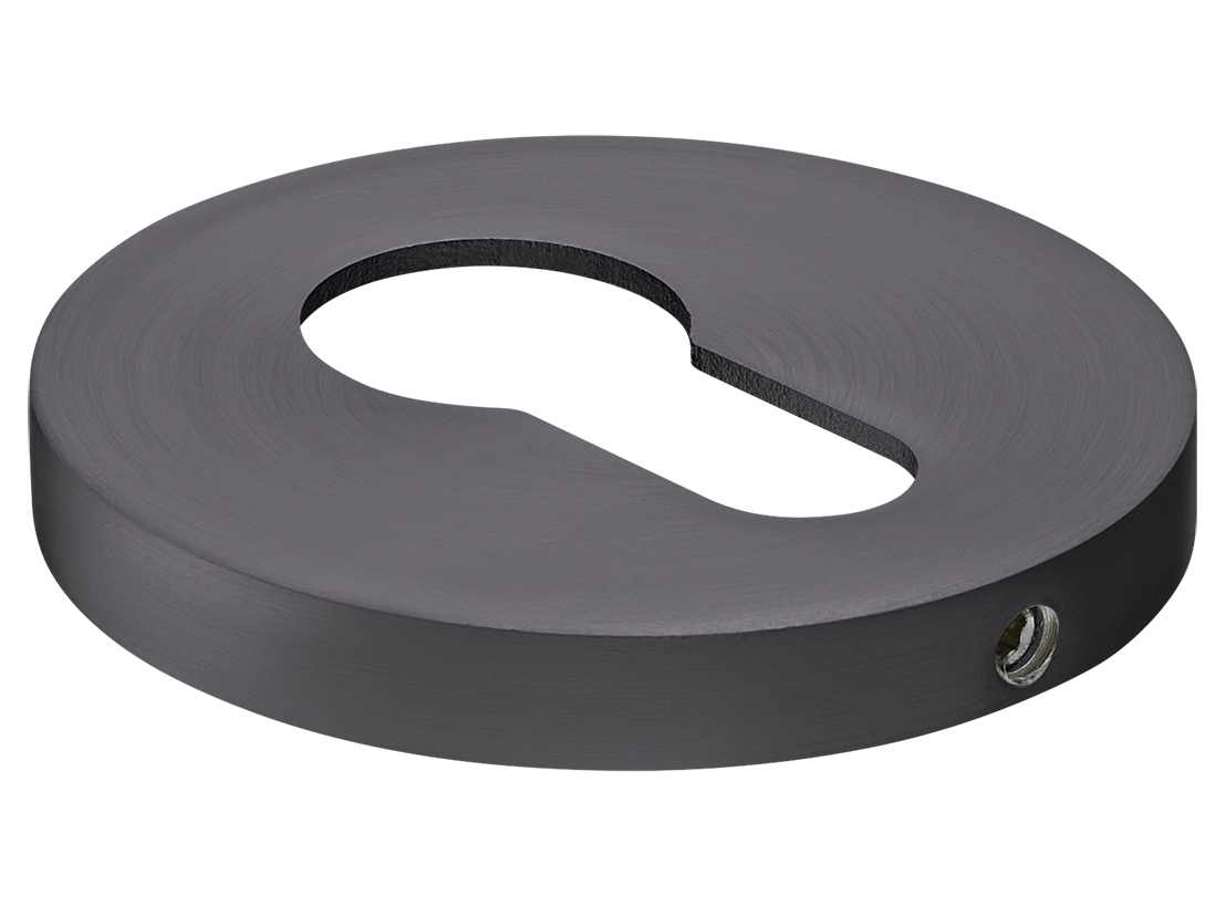 Накладка на замок MH-KH-R6 GR на круглой розетке, цвет матовый графит фото купить Иваново