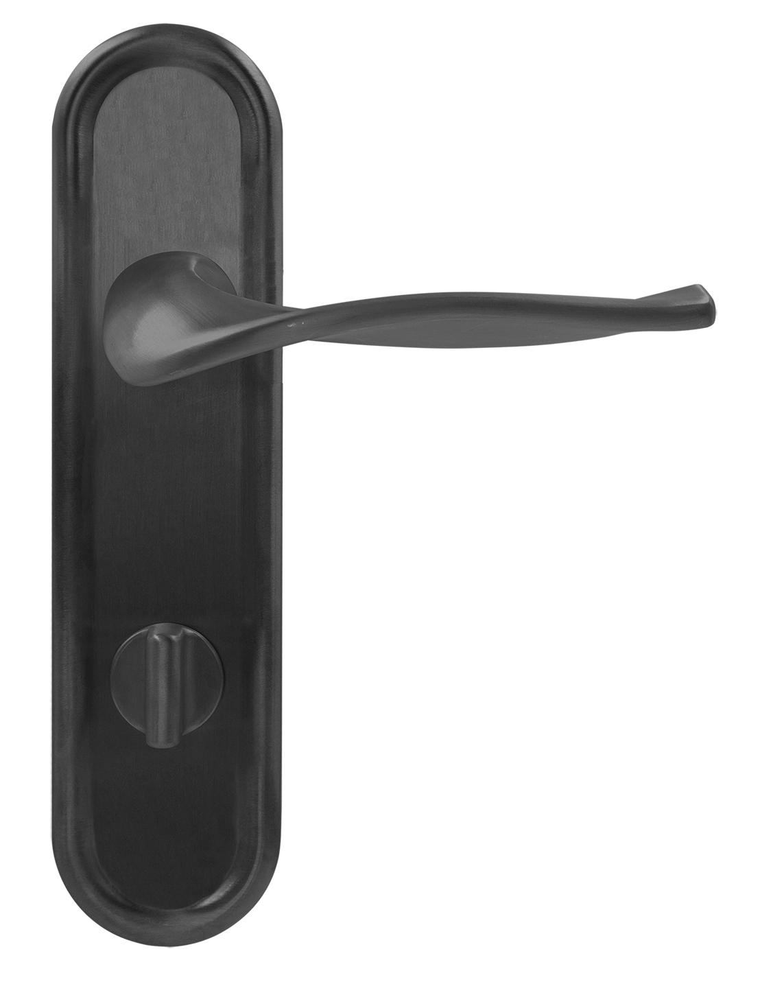 Ручка дверная SKYSCRAPER PLR WC SST на планке под сантехническую завертку, цвет Летняя гроза/Summer Storm фото купить в Иваново