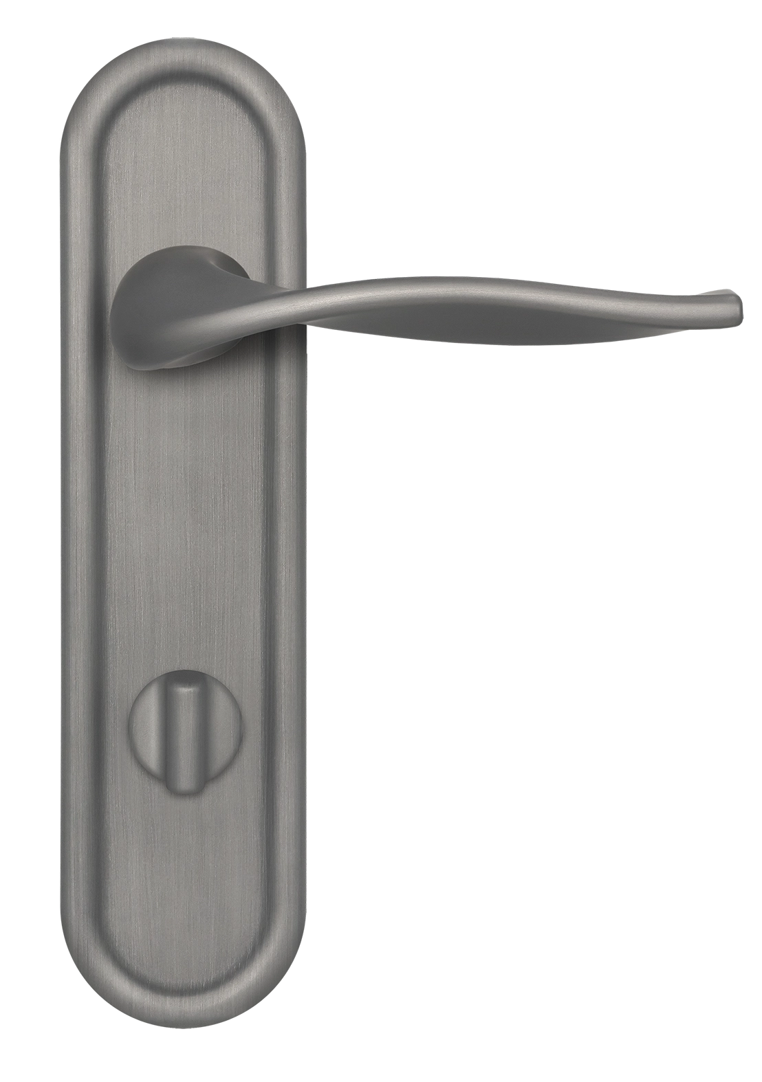 Ручка дверная SKYSCRAPER PLR WC WF на планке под сантехническую завертку, цвет Зимняя стужа/Winter Frost фото купить в Иваново