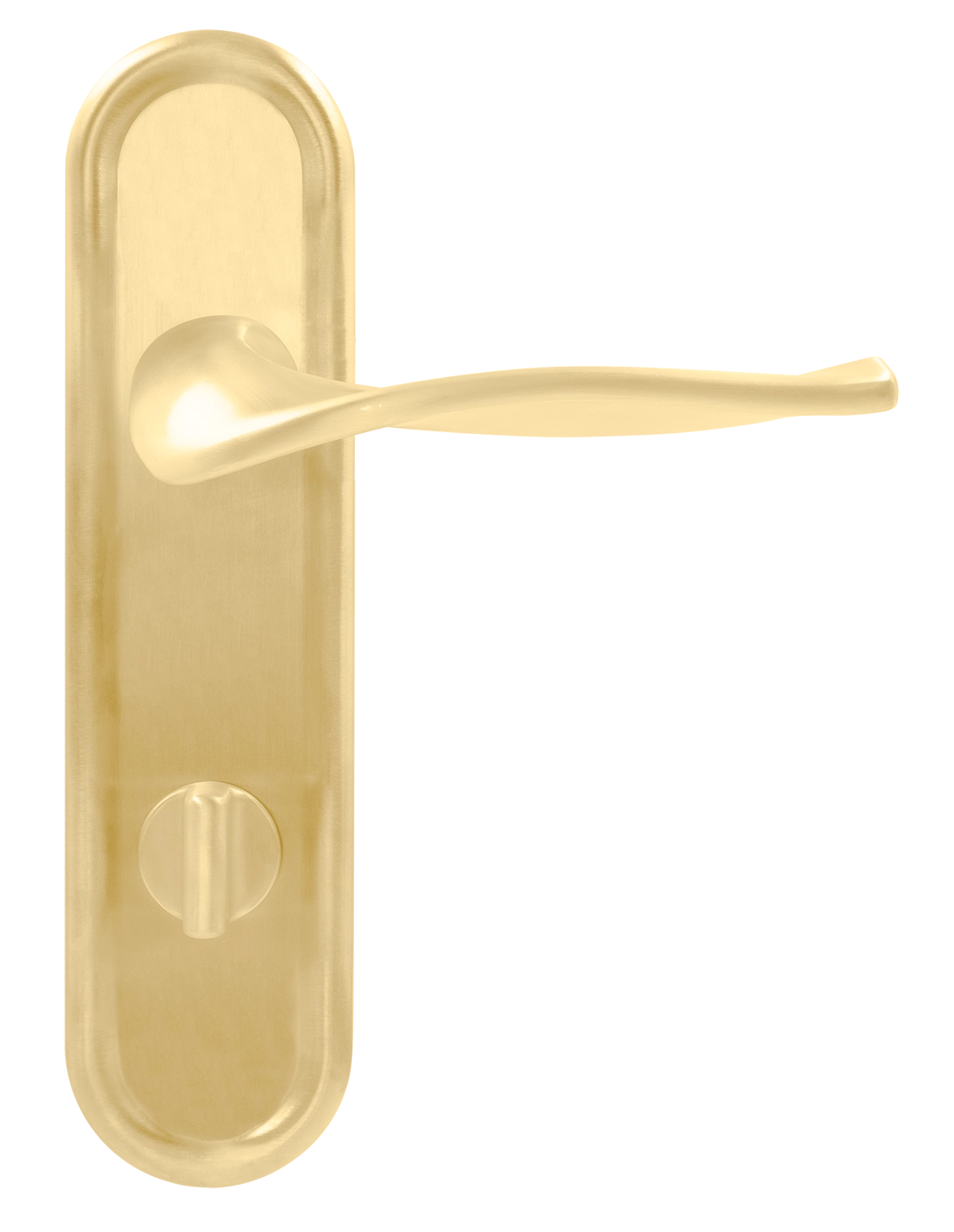 Ручка дверная SKYSCRAPER PLR WC AH на планке под сантехническую завертку, цвет Осенний мёд/Autumn Honey фото купить в Иваново