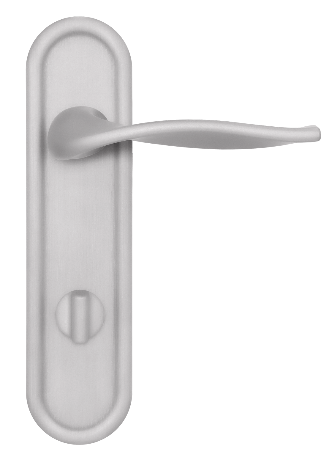 Ручка дверная SKYSCRAPER PLR WC SSW на планке под сантехническую завертку, цвет Стокгольмский снегопад/Stockholm Snowfall фото купить в Иваново
