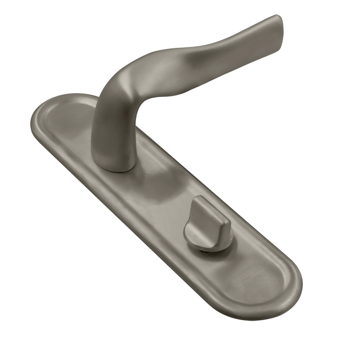 Ручка дверная LVB PLR WC SMI на планке под сантехническую завертку, цвет Весенняя дымка/Spring Mist фото купить Иваново