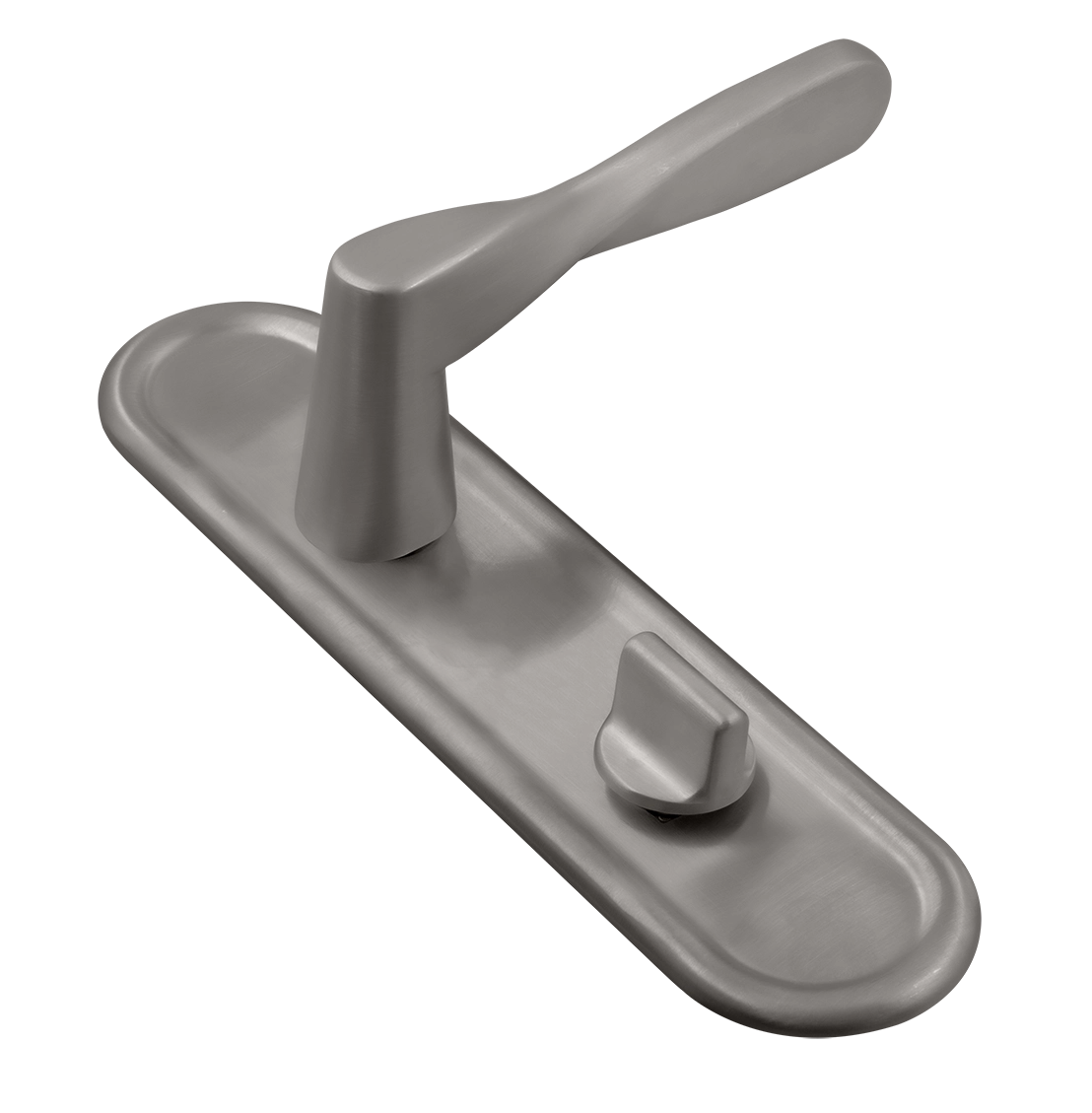 Ручка дверная THE OLYMPICS PLR WC WF на планке под сантехническую завертку, цвет Зимняя стужа/Winter Frost фото купить Иваново