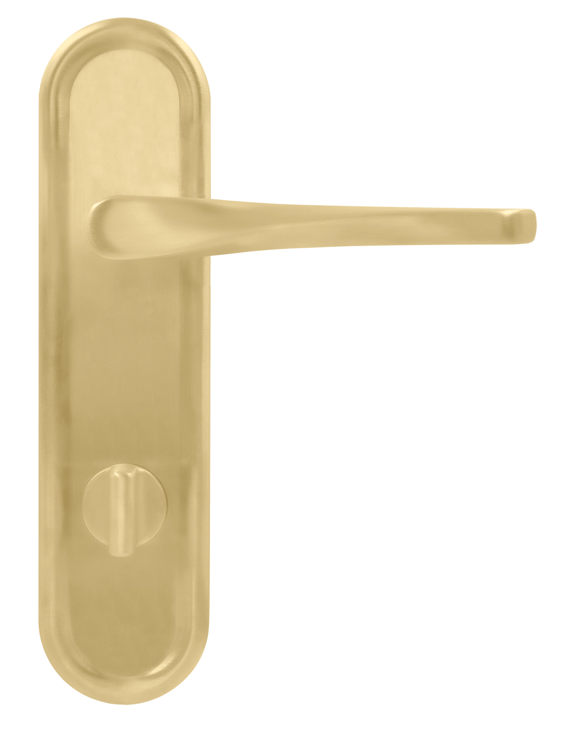Ручка дверная THE OLYMPICS PLR WC AH на планке под сантехническую завертку, цвет Осенний мёд/Autumn Honey фото купить в Иваново