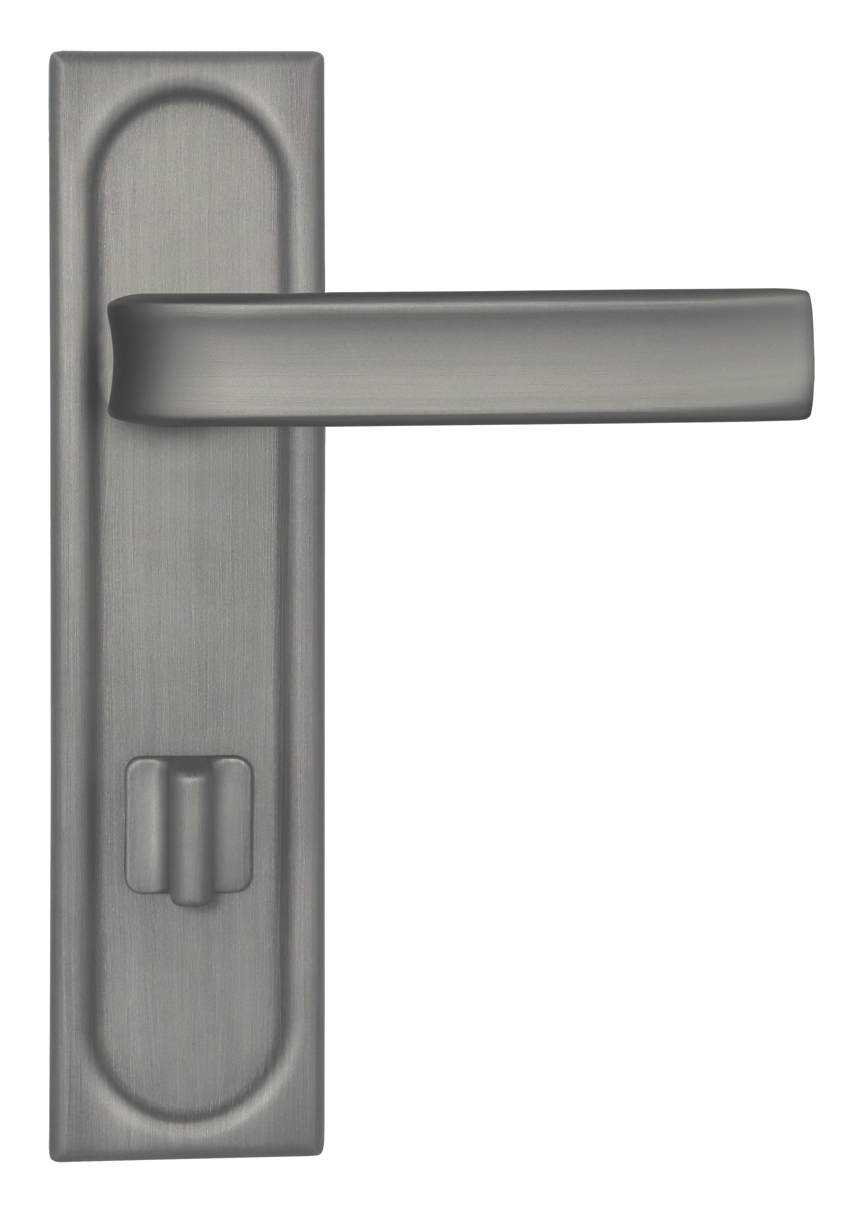 Ручка дверная THE BUS STATION PLS WC WF на планке под сантехническую завертку, цвет Зимняя стужа/Winter Frost фото купить в Иваново