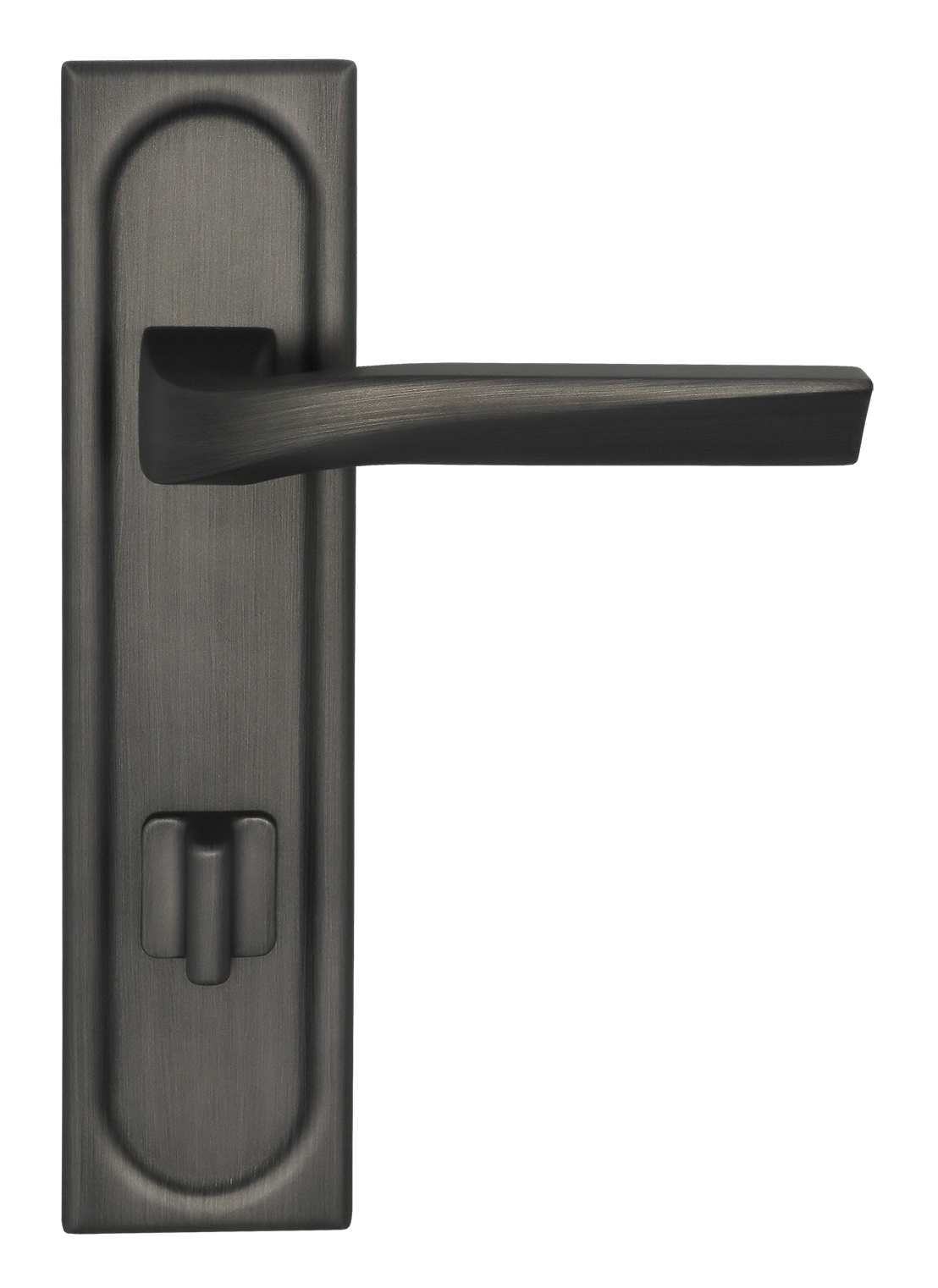 Ручка дверная WD CONCERT HALL PLS WC SST на планке под сантехническую завертку, цвет Летняя гроза/Summer Storm фото фурнитура Иваново