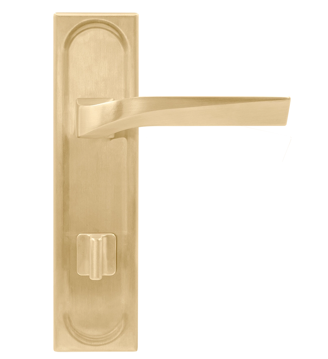 Ручка дверная WD CONCERT HALL PLS WC AH на планке под сантехническую завертку, цвет Осенний мёд/Autumn Honey фото купить в Иваново