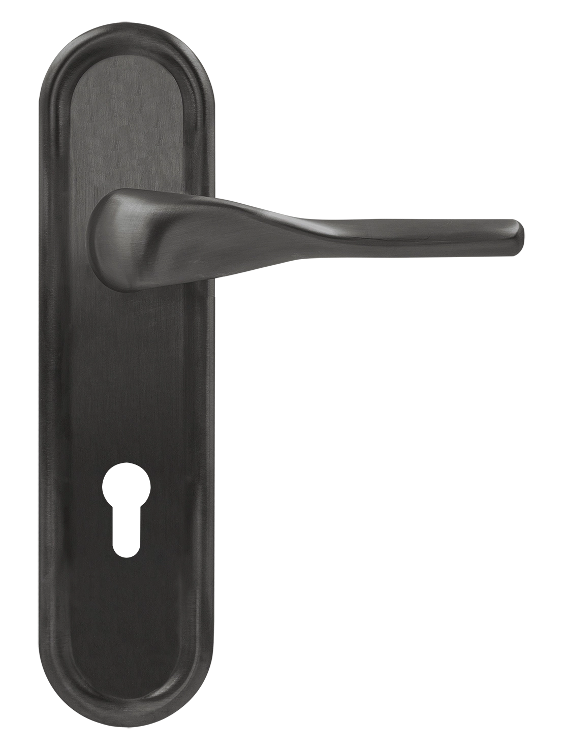 Ручка дверная LVB PLR KH SST на планке под ключевой цилиндр, цвет Летняя гроза/Summer Storm фото купить Иваново