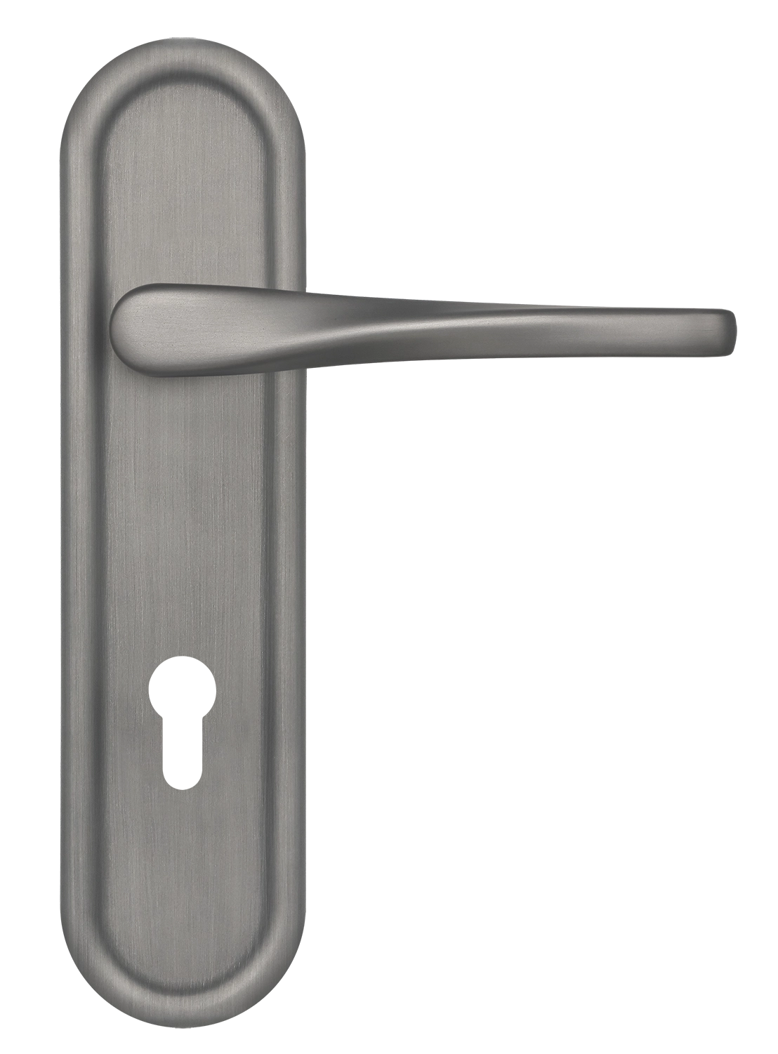 Ручка дверная THE OLYMPICS PLR KH WF на планке под ключевой цилиндр, цвет Зимняя стужа/Winter Frost фото купить Иваново