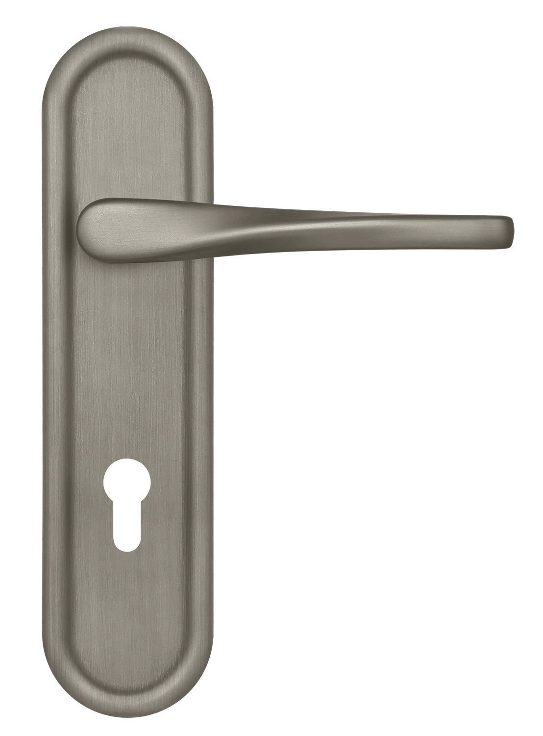 Ручка дверная THE OLYMPICS PLR KH SMI на планке под ключевой цилиндр, цвет Весенняя дымка/Spring Mist фото купить Иваново