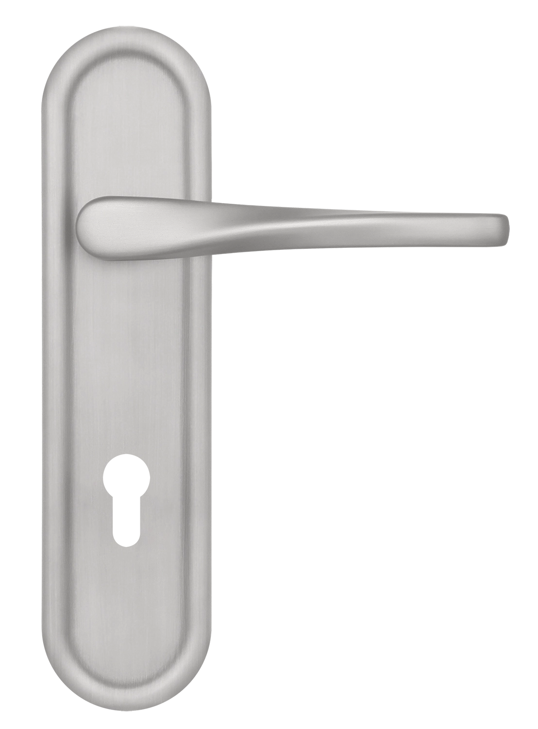 Ручка дверная THE OLYMPICS PLR KH SSW на планке под ключевой цилиндр, цвет Стокгольмский снегопад/Stockholm Snowfall фото купить Иваново