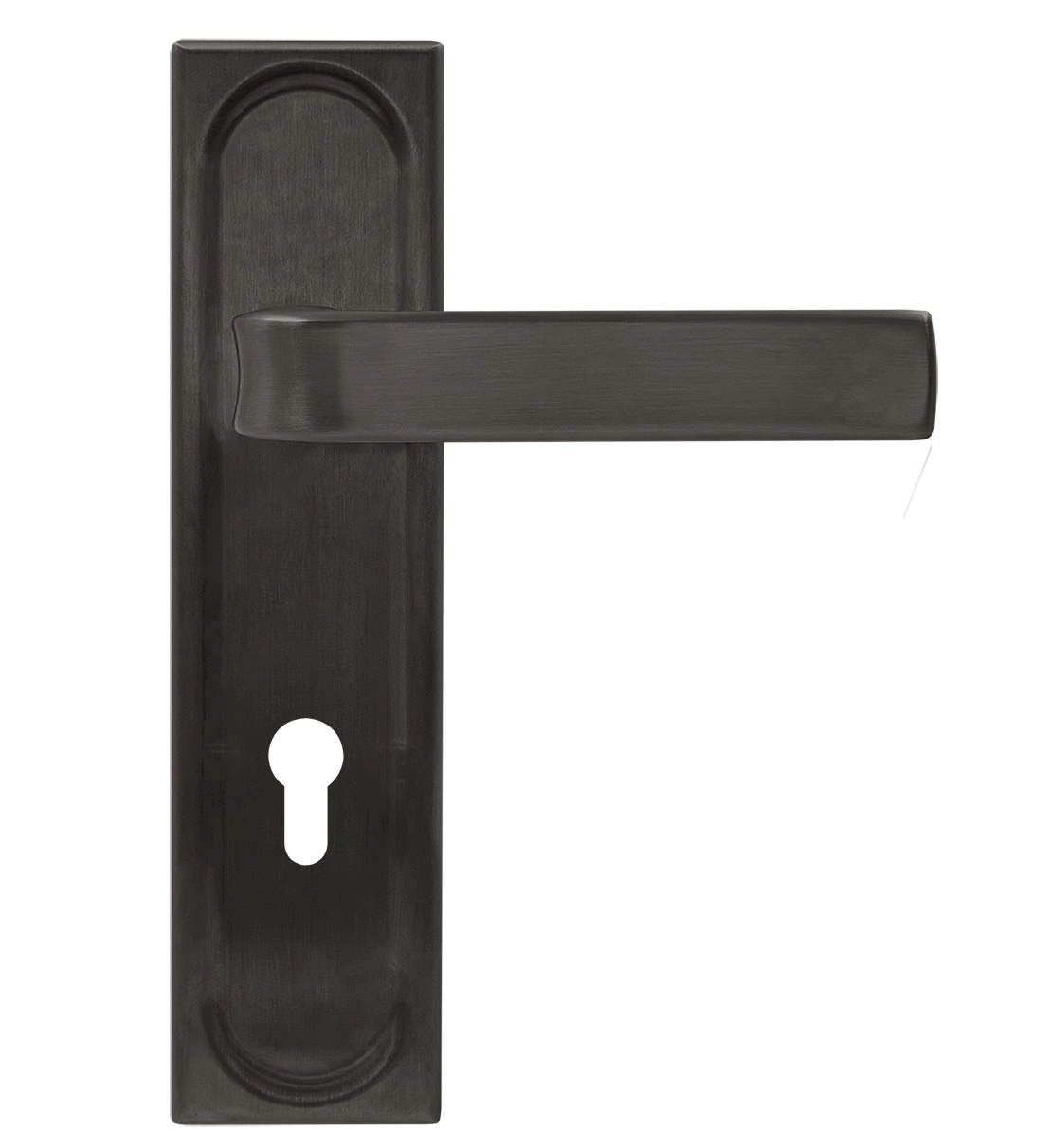 Ручка дверная THE BUS STATION PLS KH SST на планке под ключевой цилиндр, цвет Летняя гроза/Summer Storm фото купить Иваново