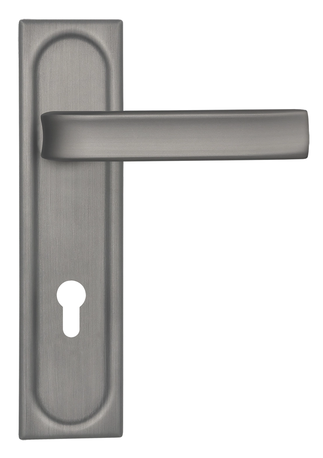 Ручка дверная THE BUS STATION PLS KH WF на планке под ключевой цилиндр, цвет Зимняя стужа/Winter Frost фото купить Иваново