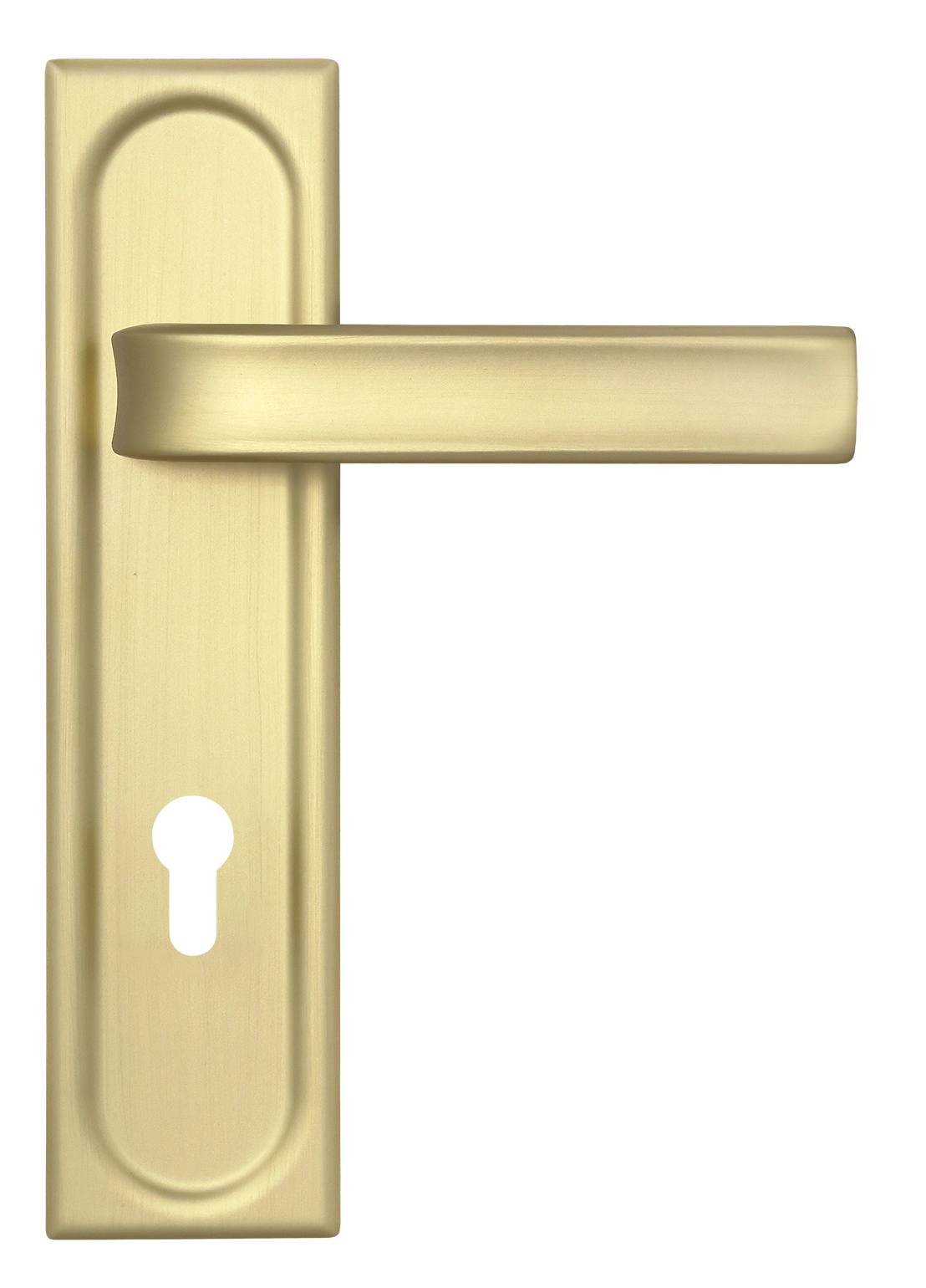 Ручка дверная THE BUS STATION PLS KH AH на планке под ключевой цилиндр, цвет Весенняя дымка/Spring Mist фото купить Иваново