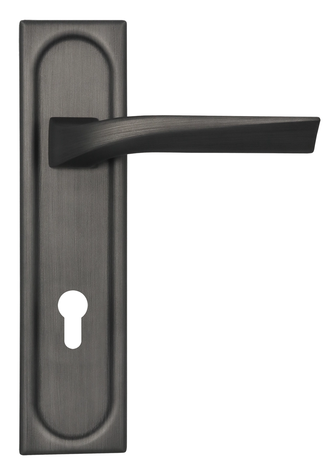 Ручка дверная WD CONCERT HALL PLS KH SST на планке под ключевой цилиндр, цвет Летняя гроза/Summer Storm фото купить Иваново