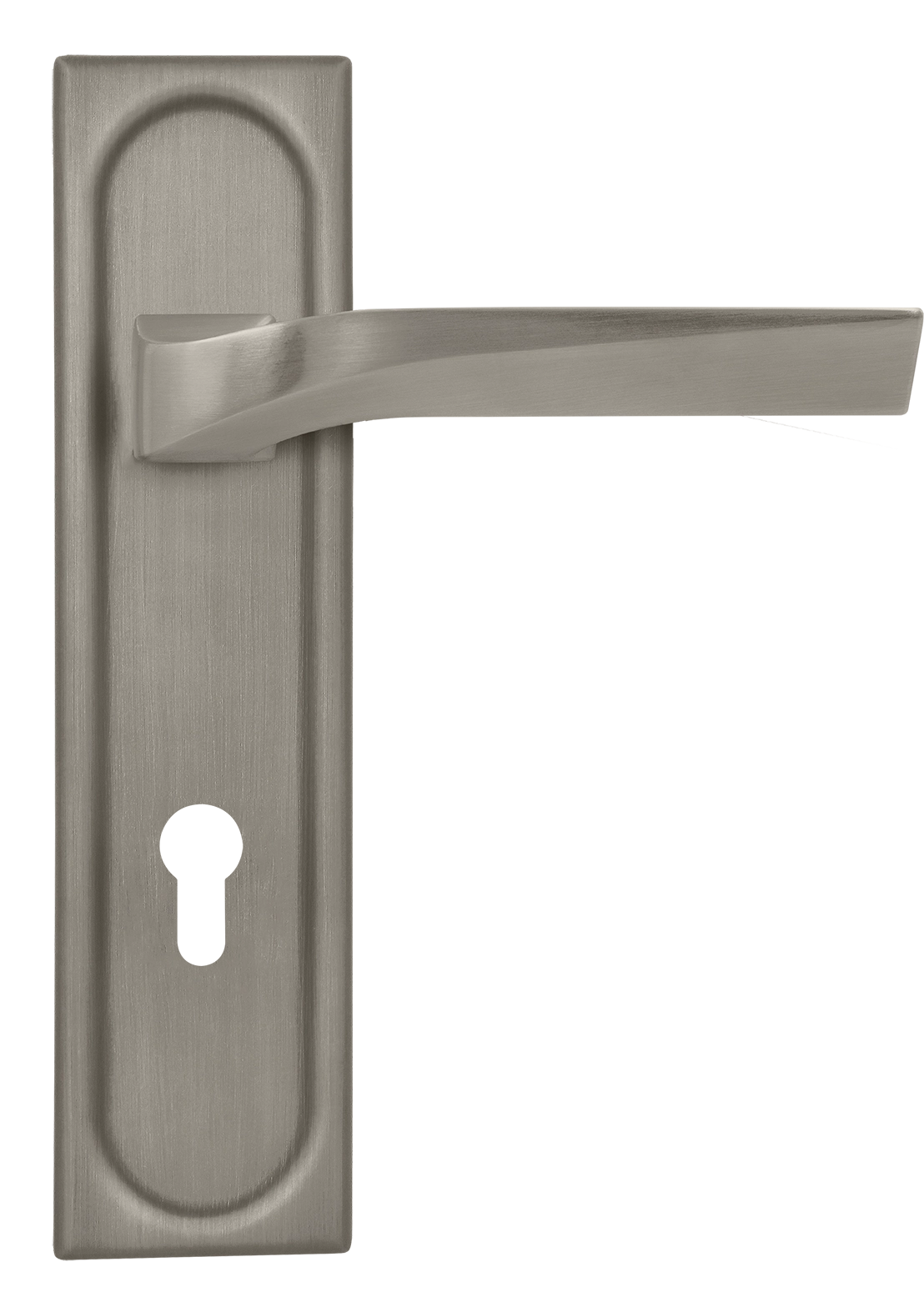 Ручка дверная WD CONCERT HALL PLS KH SMI на планке под ключевой цилиндр, цвет Весенняя дымка/Spring Mist фото купить Иваново