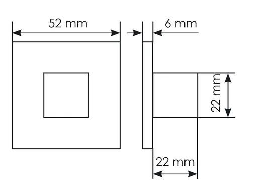 Комплект дверных ручек MH-54-S6 BL с заверткой MH-WC-S6 BL + замок M1895 BL, цвет черный фото дверная фурнитура Иваново