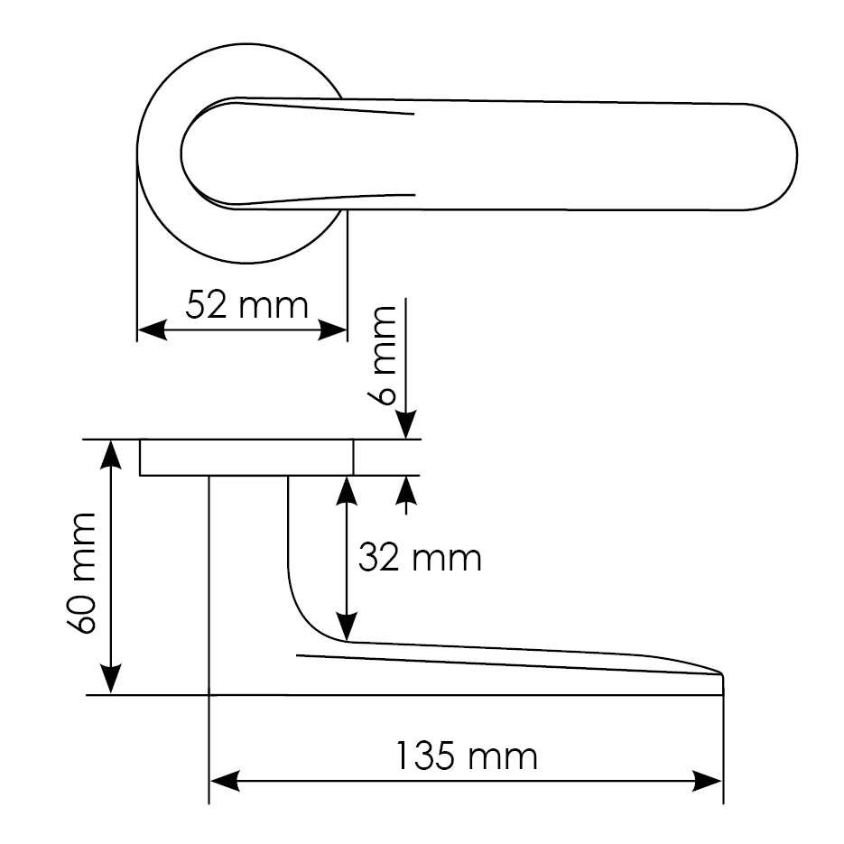 Комплект дверных ручек MH-59-R6 BL с заверткой MH-WC-R6 BL + магнитный замок M1895 BL, цвет черный фотомореллиИваново