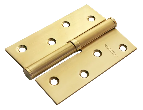 Петля разъемная карточная MSND 100X70X2.5 SG R с подшипником стальная правая, врезная, цвет матовое золото фото купить Иваново