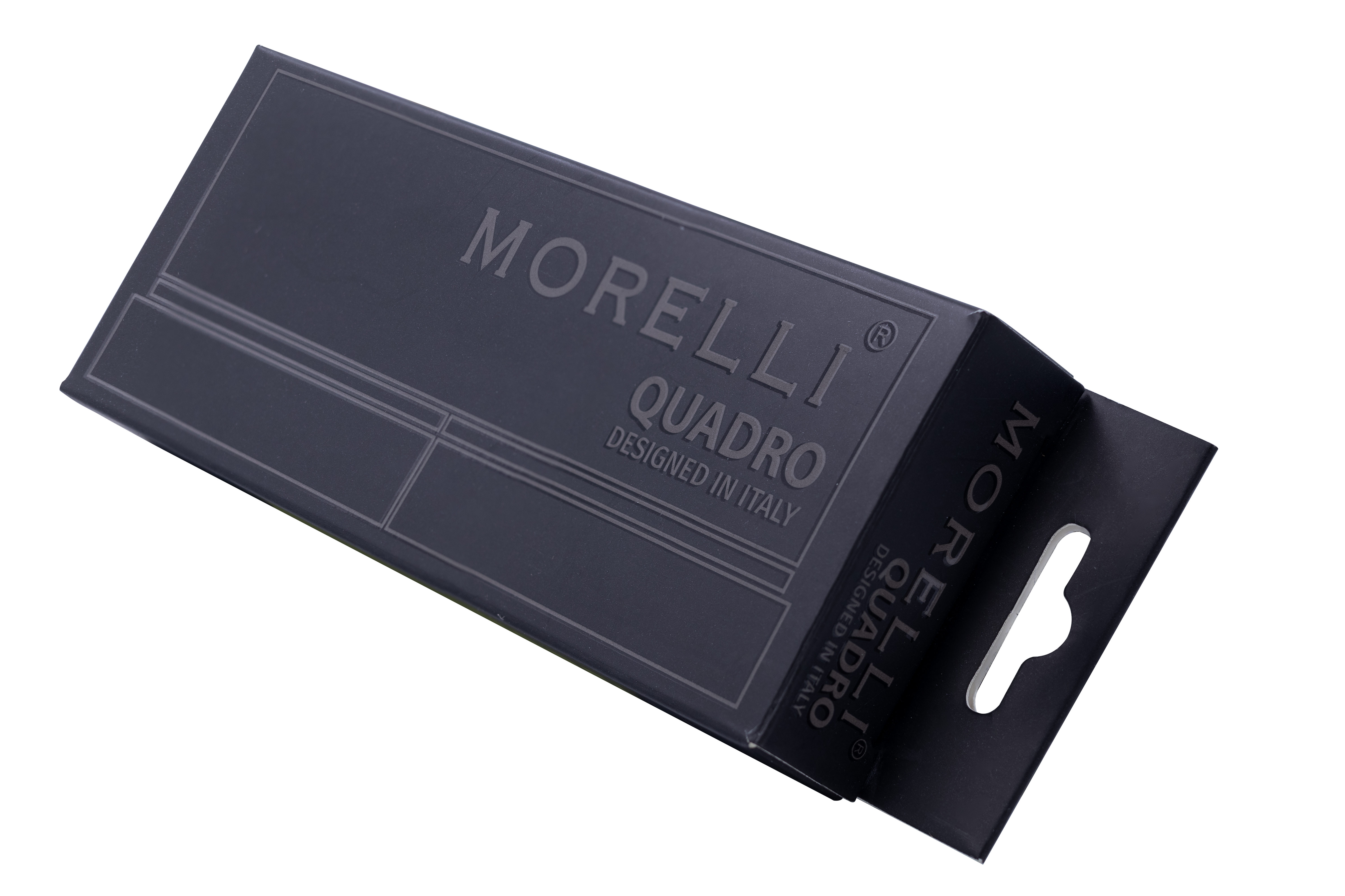 Петля алюминиевая QUADRO-1 BL без врезки на квадратной оси, цвет черный фото morelli Иваново
