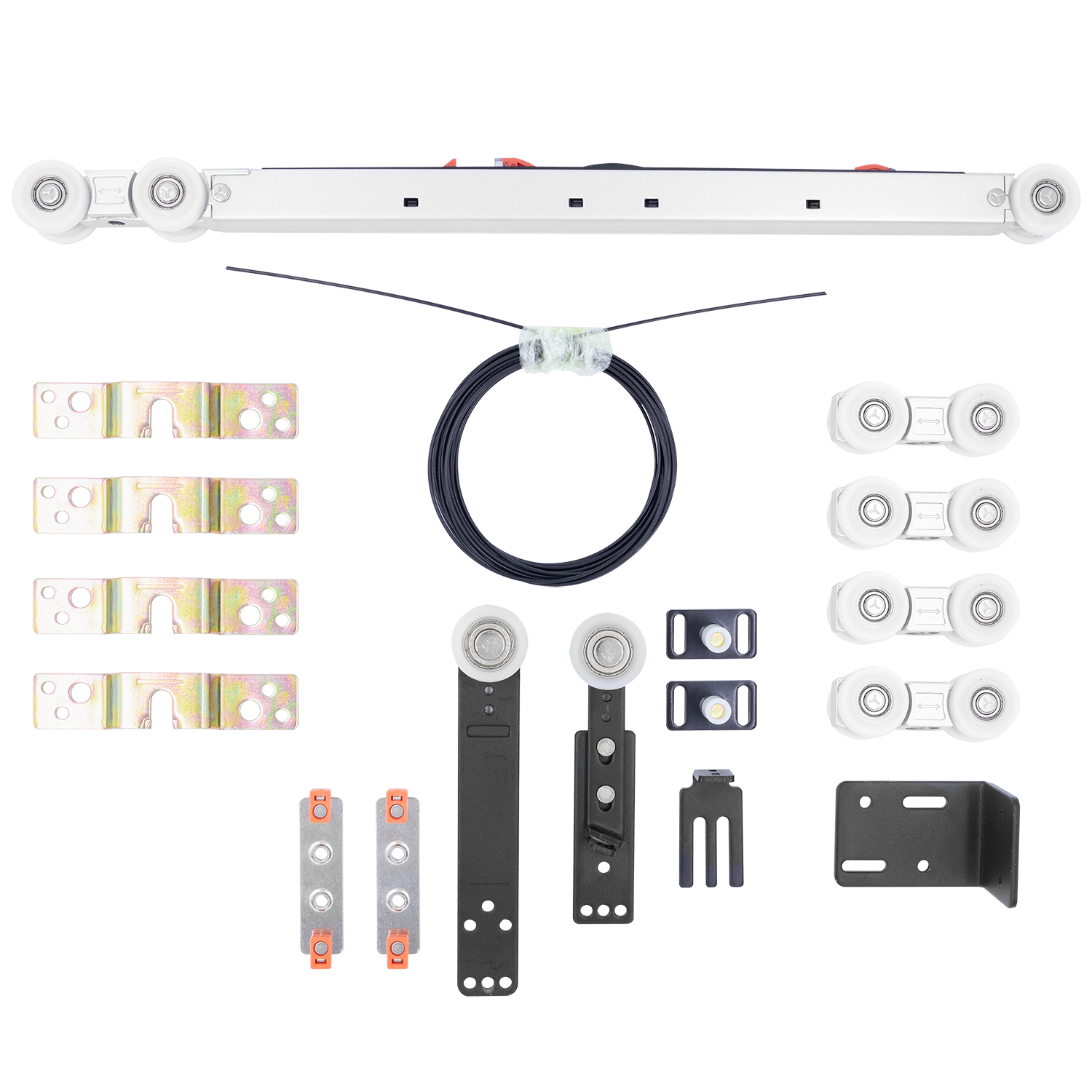 SET-TS 2+1, комплект системы TS для раздвижных дверей на 3 полотна (2 подвижных и 1 стационарное) фото купить Иваново