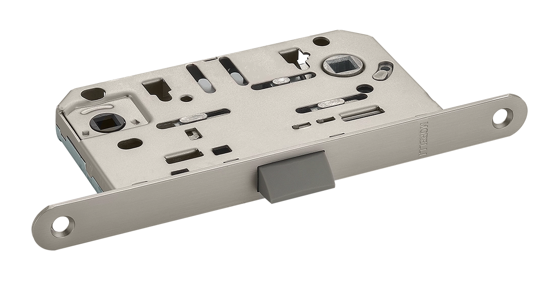 Замок межкомнатный 1895P MSN бесшумный многофункциональный, цвет матовый сатинированный никель фото 1 Замок межкомнатный 1895P MSN бесшумный многофункциональный, цвет матовый сатинированный никель фото купить Иваново