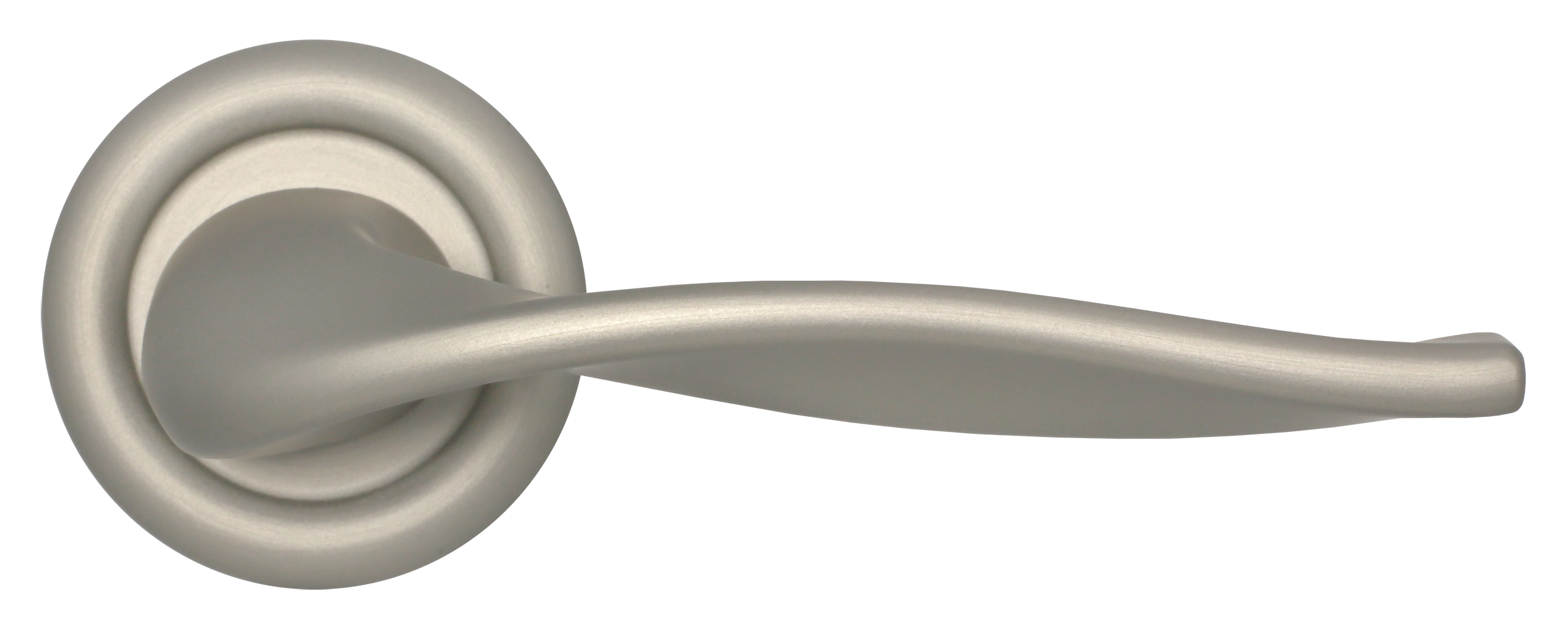 Ручка дверная SKYSCRAPER R7 SMI на круглой розетке, цвет Весенняя дымка/Spring Mist фото купить в Иваново